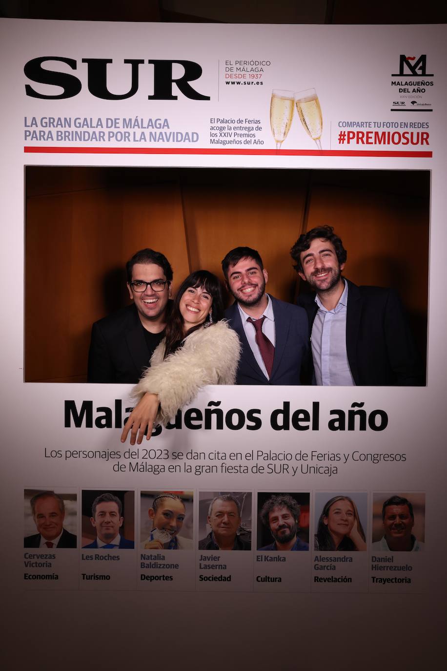 Las portadas de los invitados a los Premios Malagueños del Año 2023