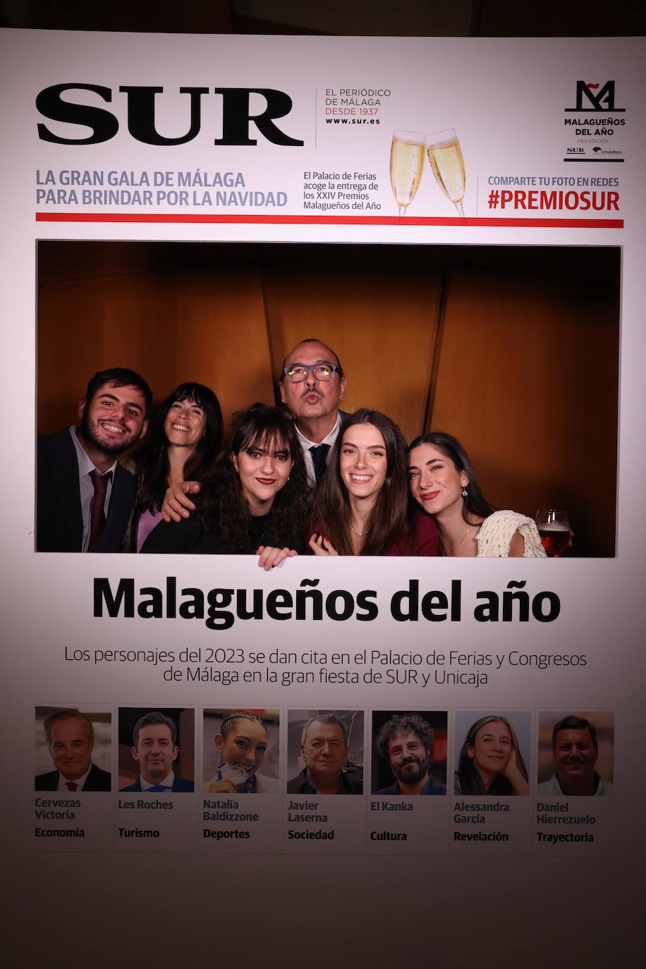 Las portadas de los invitados a los Premios Malagueños del Año 2023