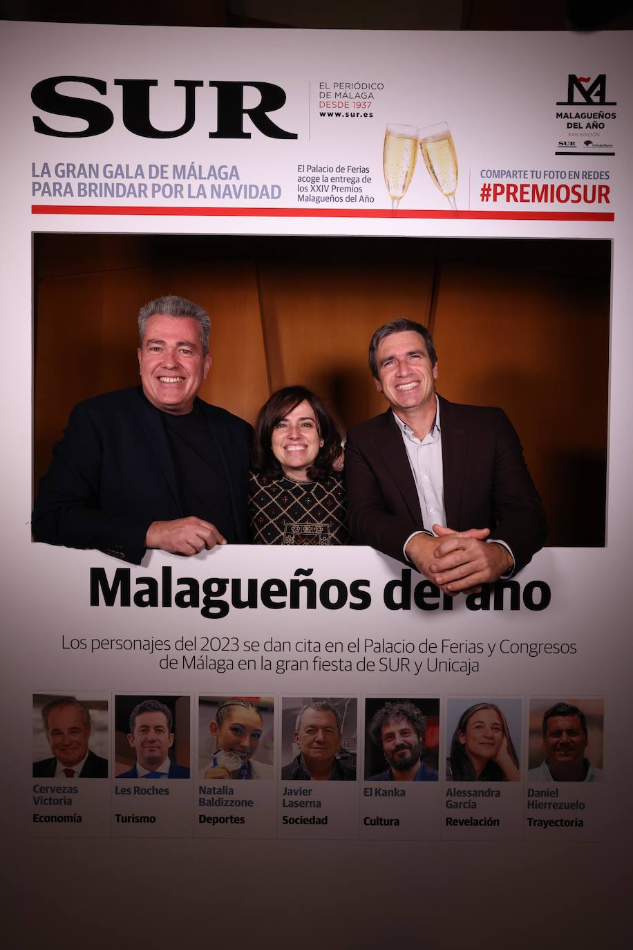 Las portadas de los invitados a los Premios Malagueños del Año 2023