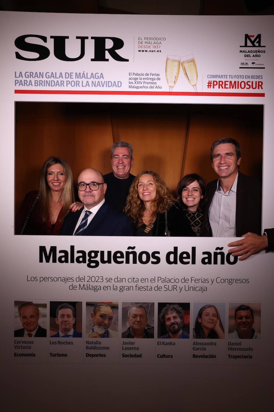 Las portadas de los invitados a los Premios Malagueños del Año 2023