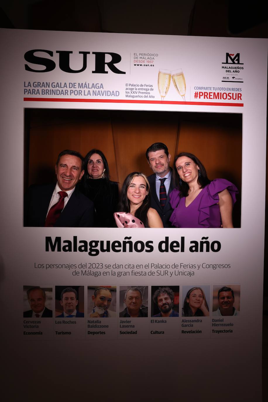 Las portadas de los invitados a los Premios Malagueños del Año 2023