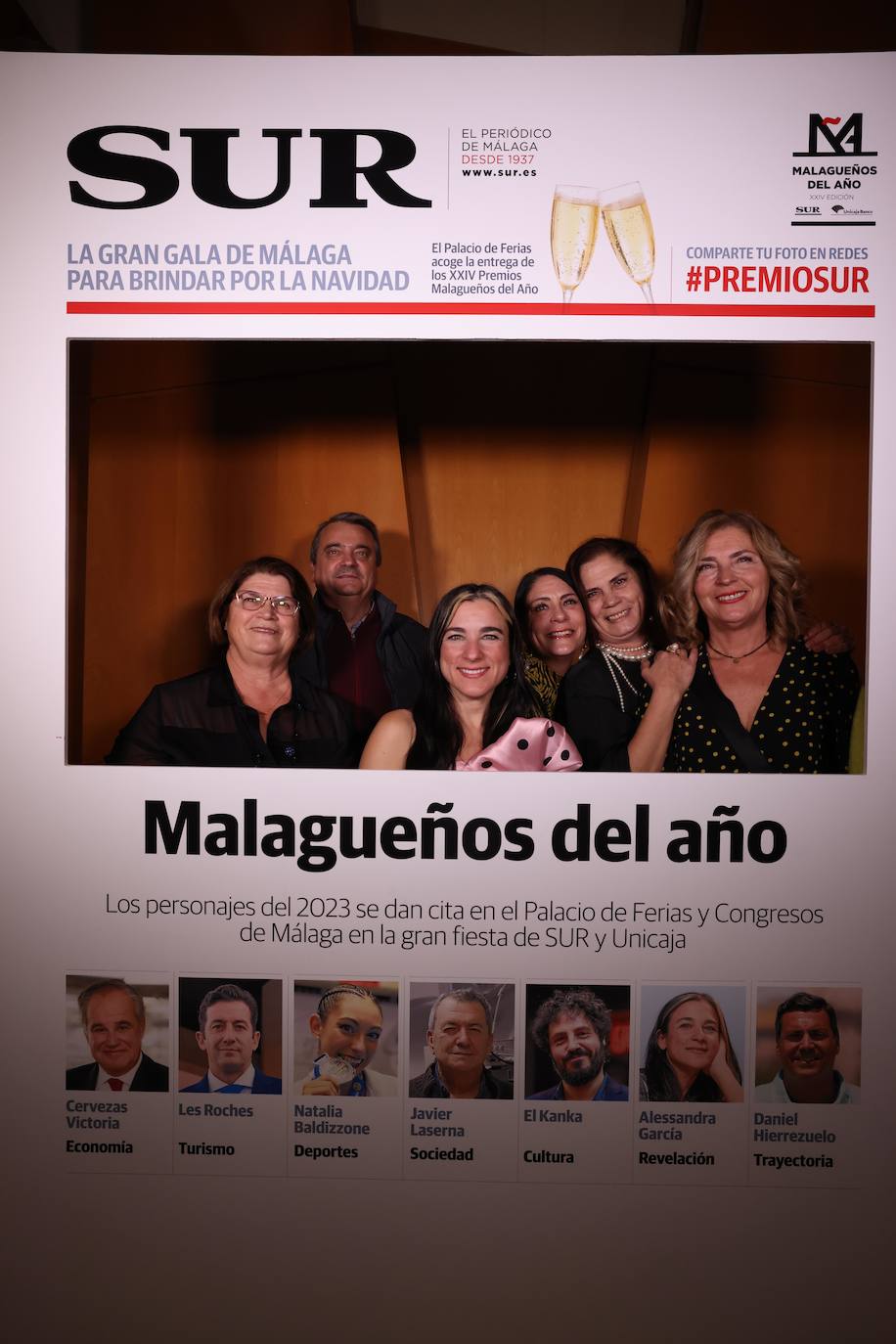 Las portadas de los invitados a los Premios Malagueños del Año 2023