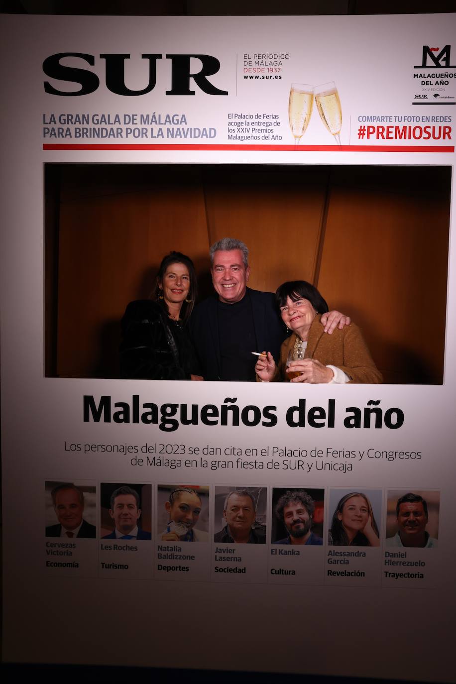 Las portadas de los invitados a los Premios Malagueños del Año 2023