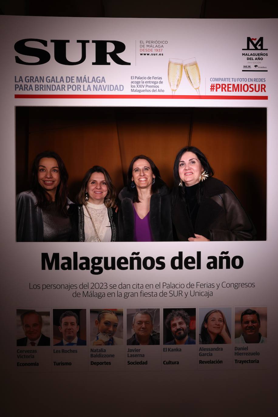 Las portadas de los invitados a los Premios Malagueños del Año 2023