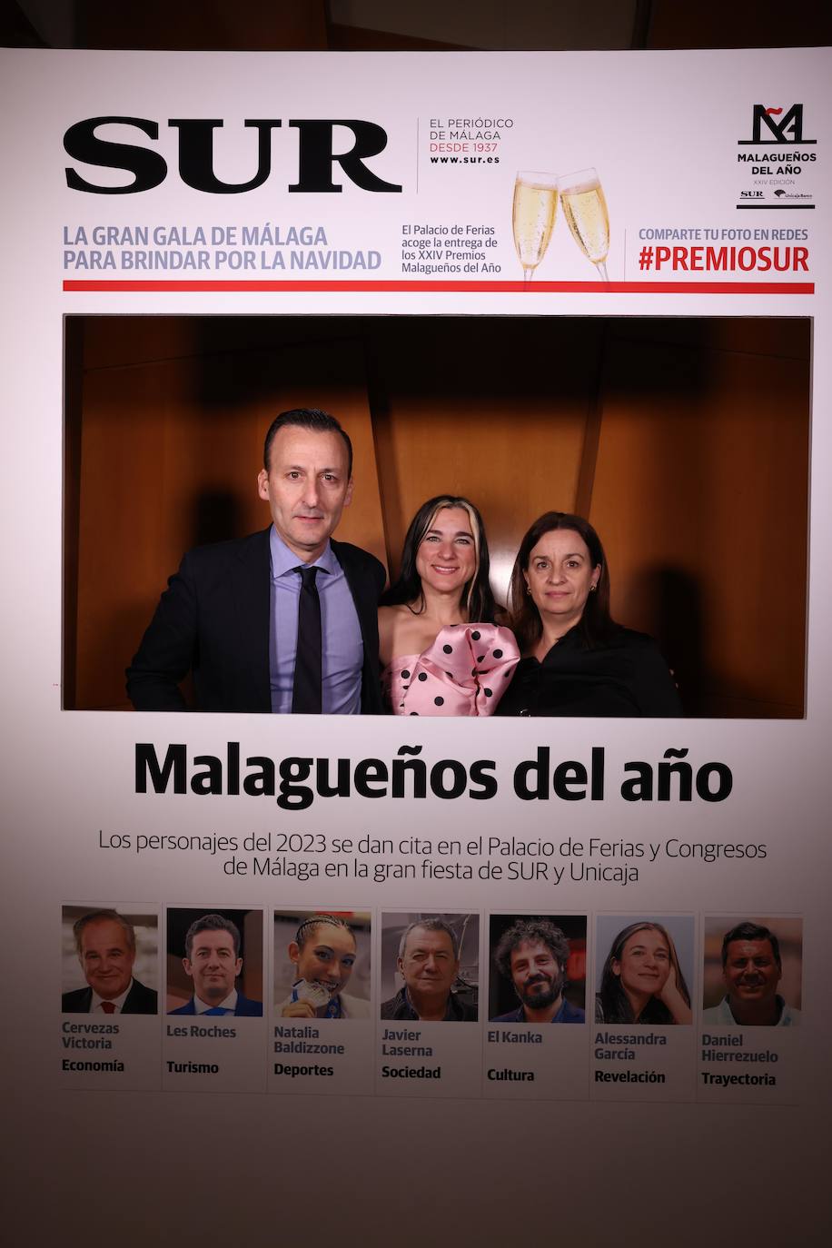 Las portadas de los invitados a los Premios Malagueños del Año 2023