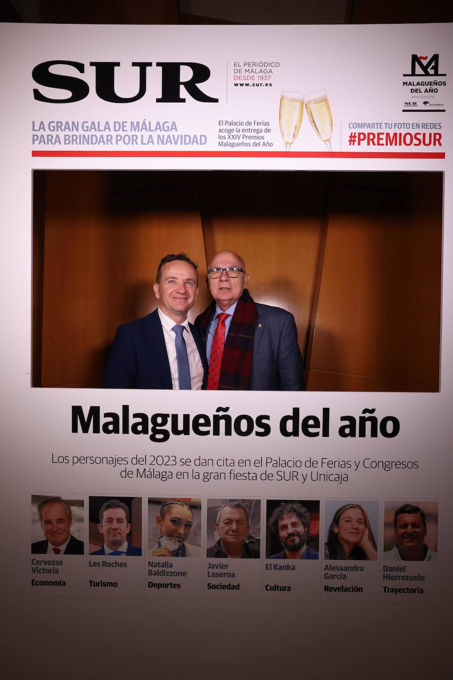 Las portadas de los invitados a los Premios Malagueños del Año 2023