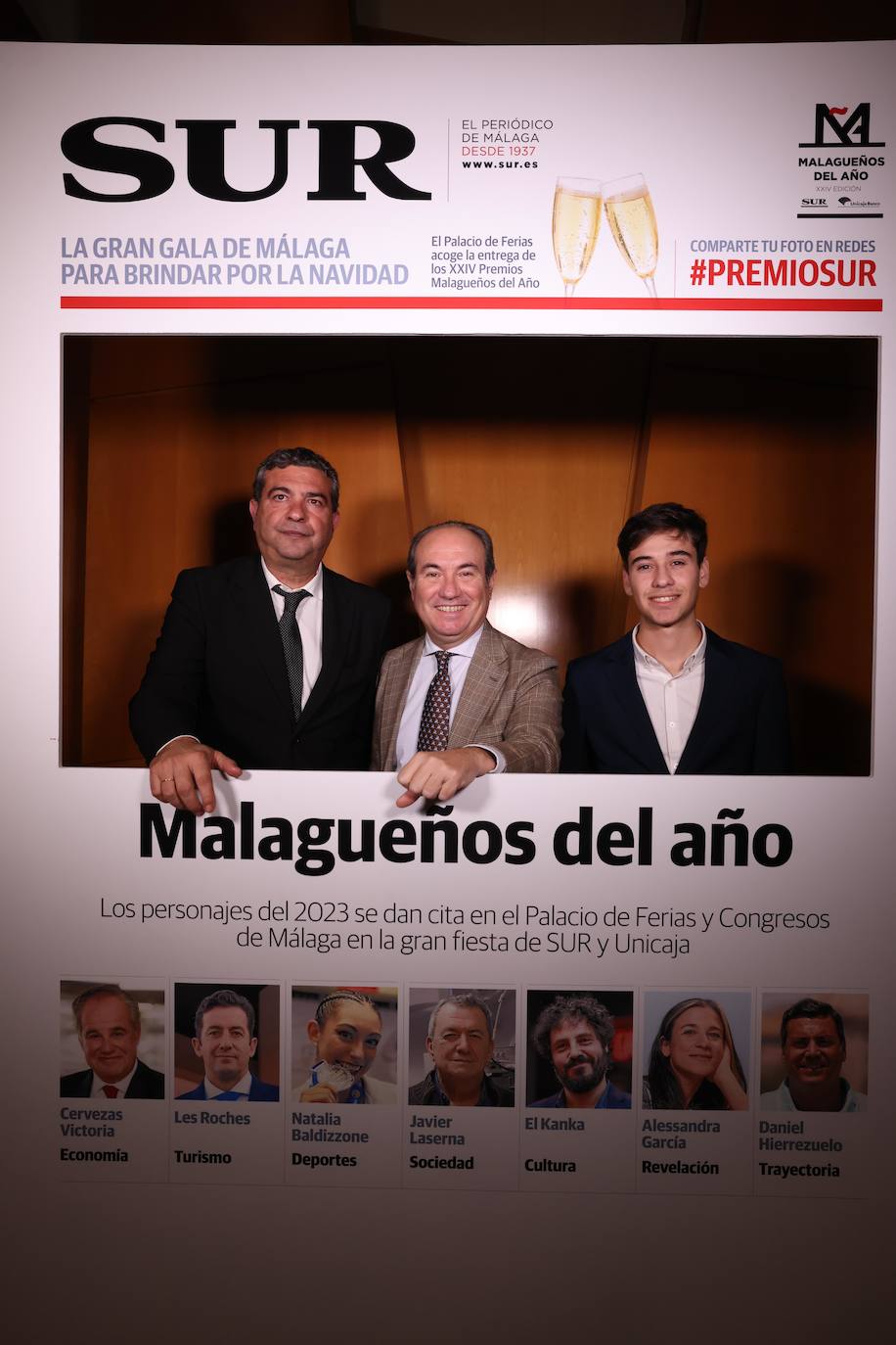 Las portadas de los invitados a los Premios Malagueños del Año 2023