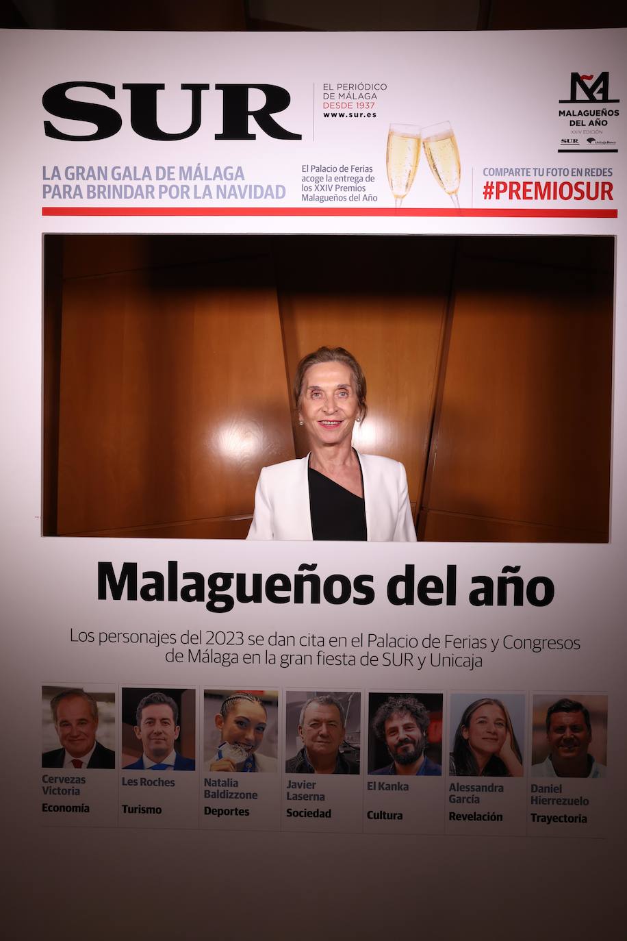 Las portadas de los invitados a los Premios Malagueños del Año 2023