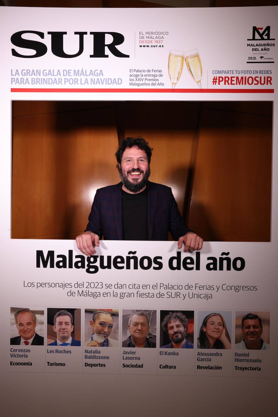 Las portadas de los invitados a los Premios Malagueños del Año 2023