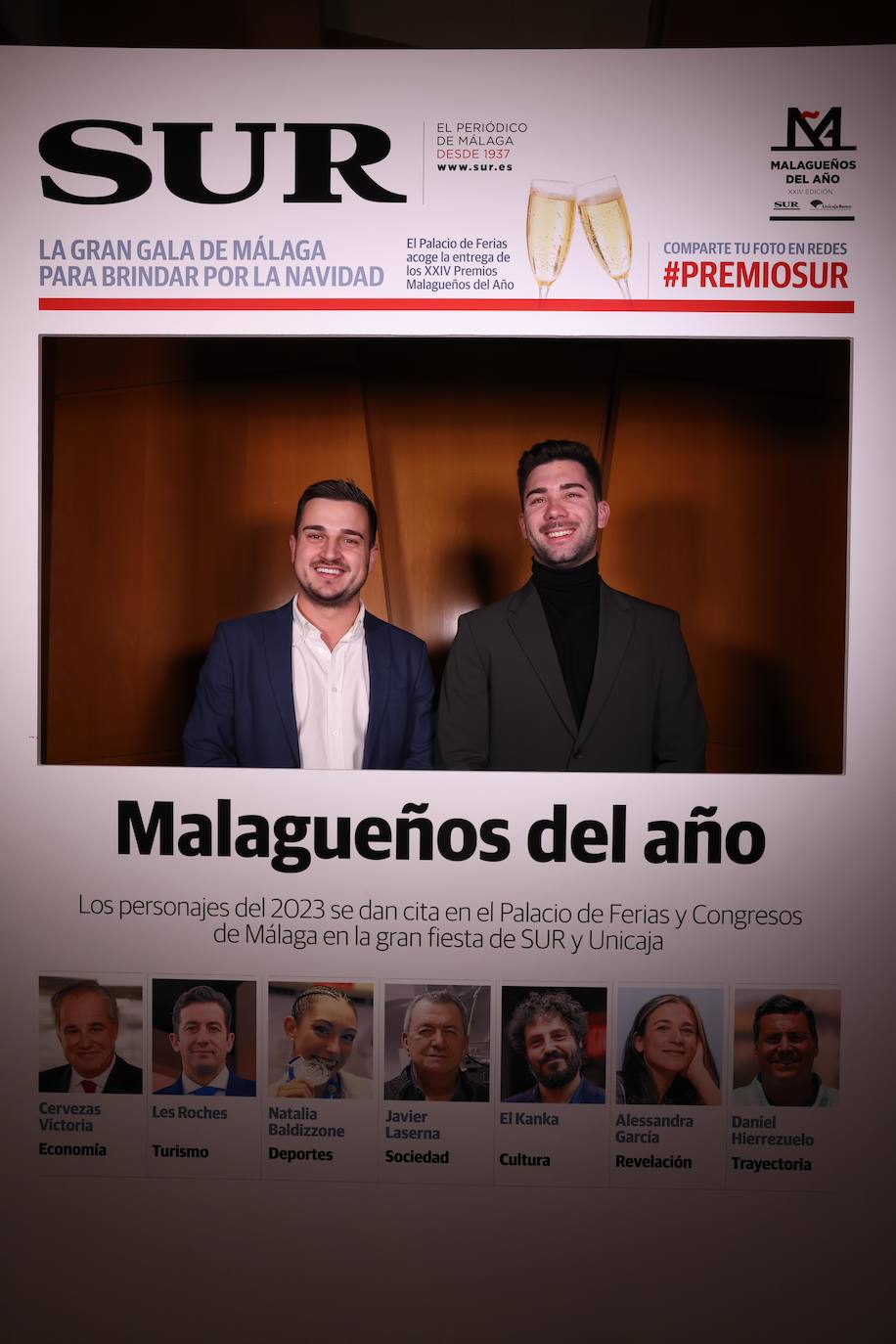 Las portadas de los invitados a los Premios Malagueños del Año 2023