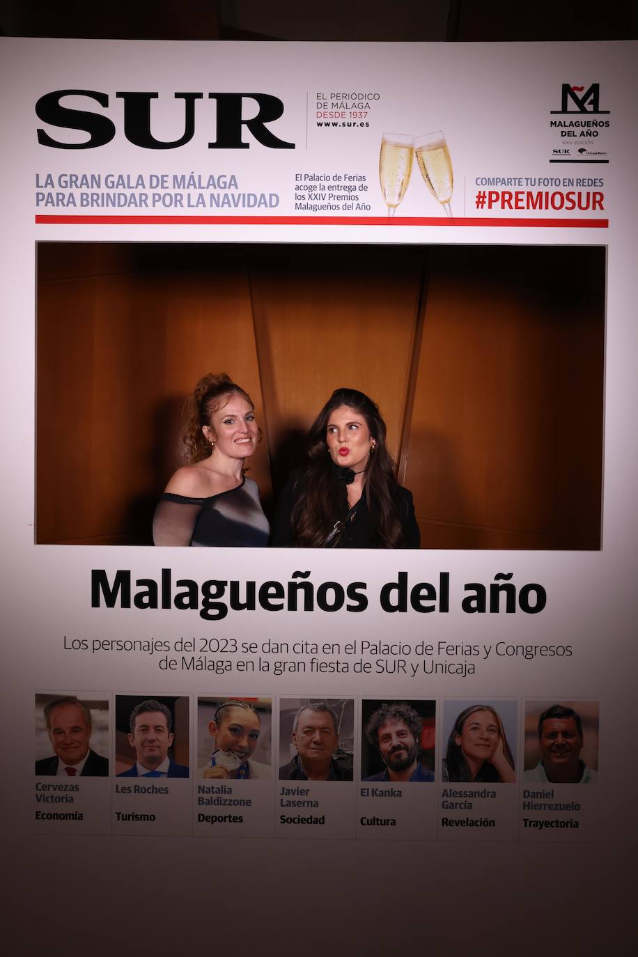 Las portadas de los invitados a los Premios Malagueños del Año 2023