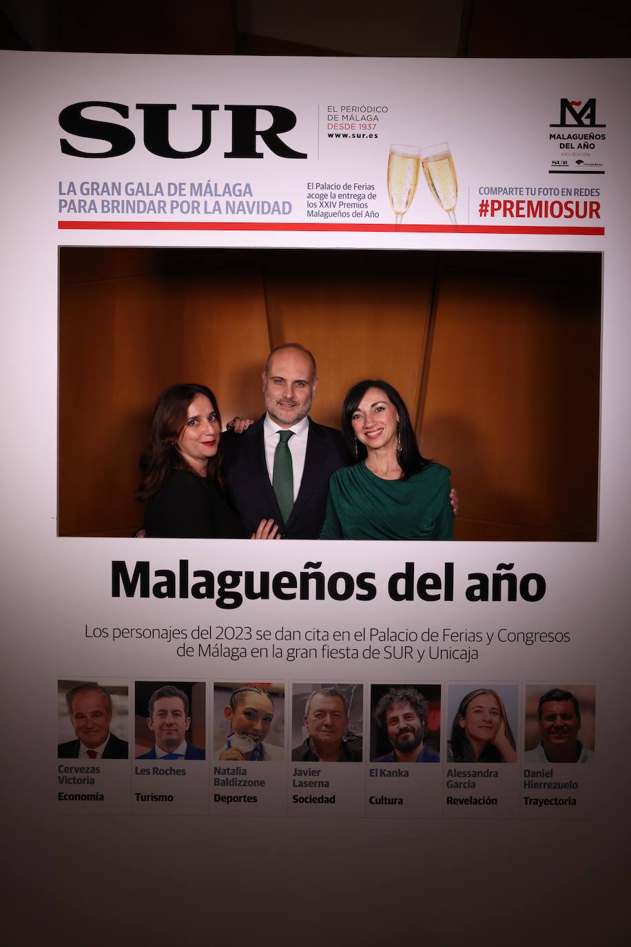 Las portadas de los invitados a los Premios Malagueños del Año 2023