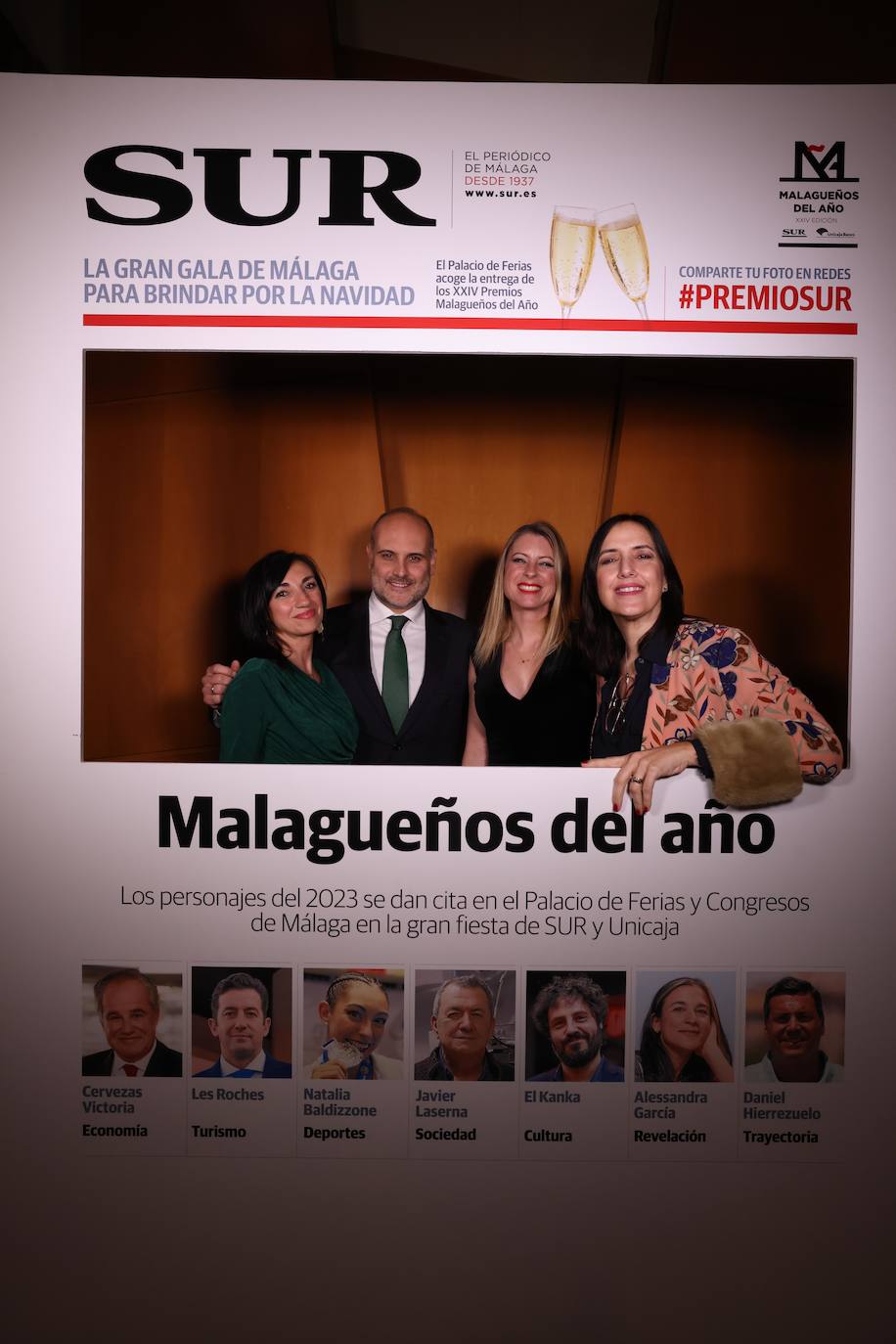 Las portadas de los invitados a los Premios Malagueños del Año 2023