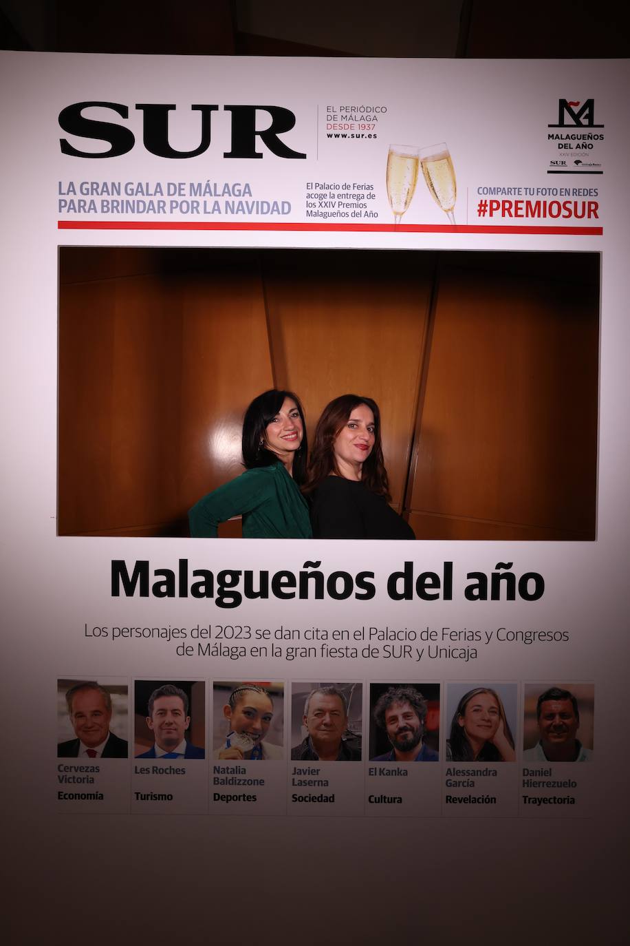 Las portadas de los invitados a los Premios Malagueños del Año 2023