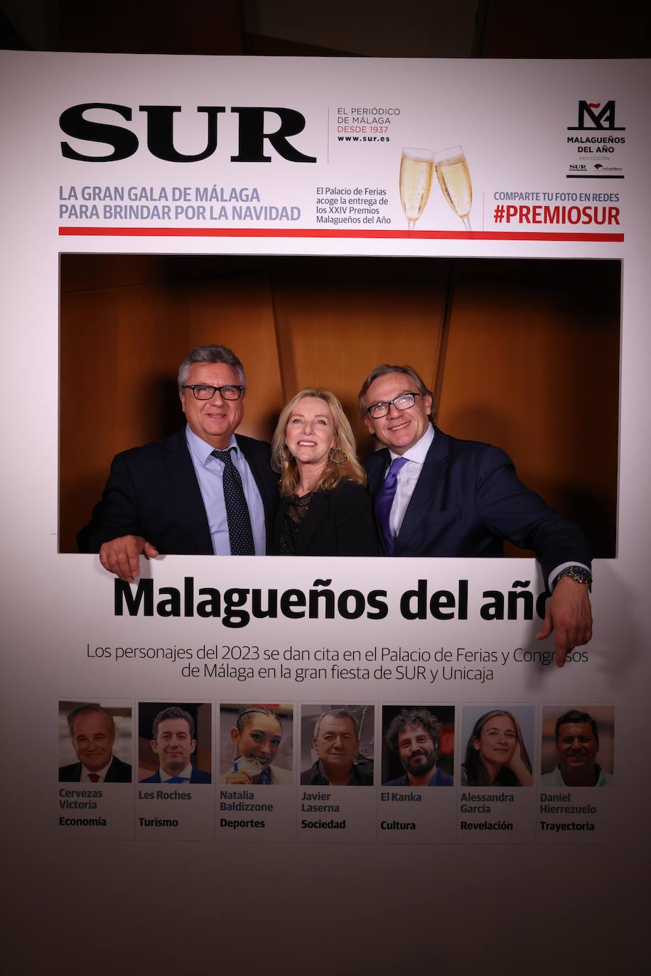 Las portadas de los invitados a los Premios Malagueños del Año 2023