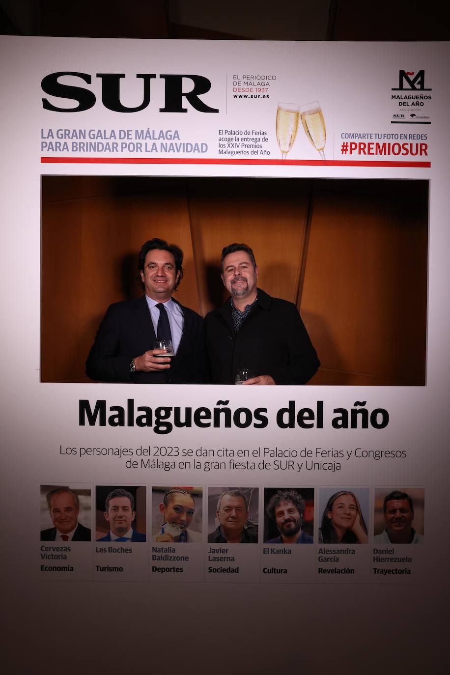 Las portadas de los invitados a los Premios Malagueños del Año 2023