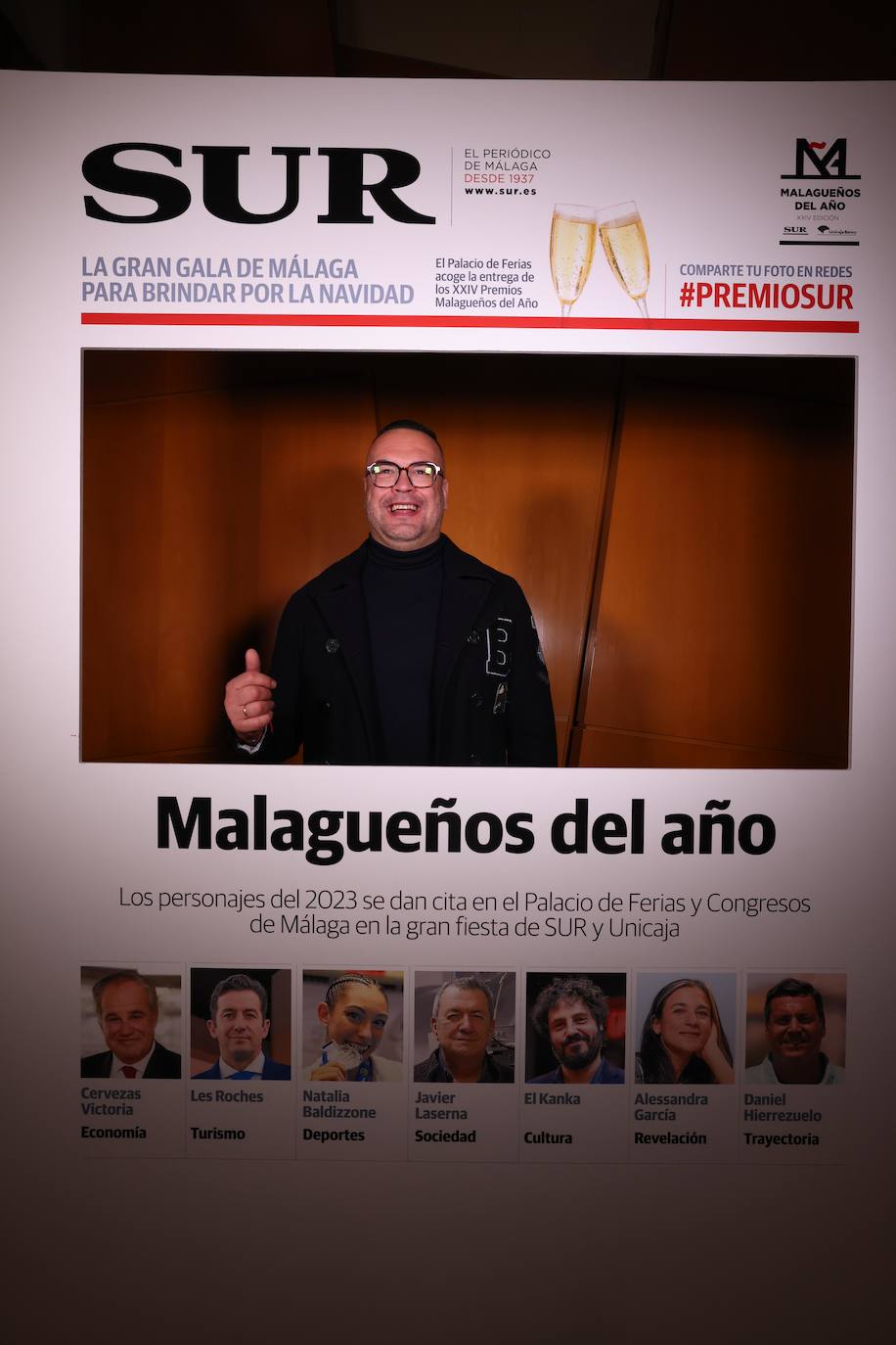 Las portadas de los invitados a los Premios Malagueños del Año 2023