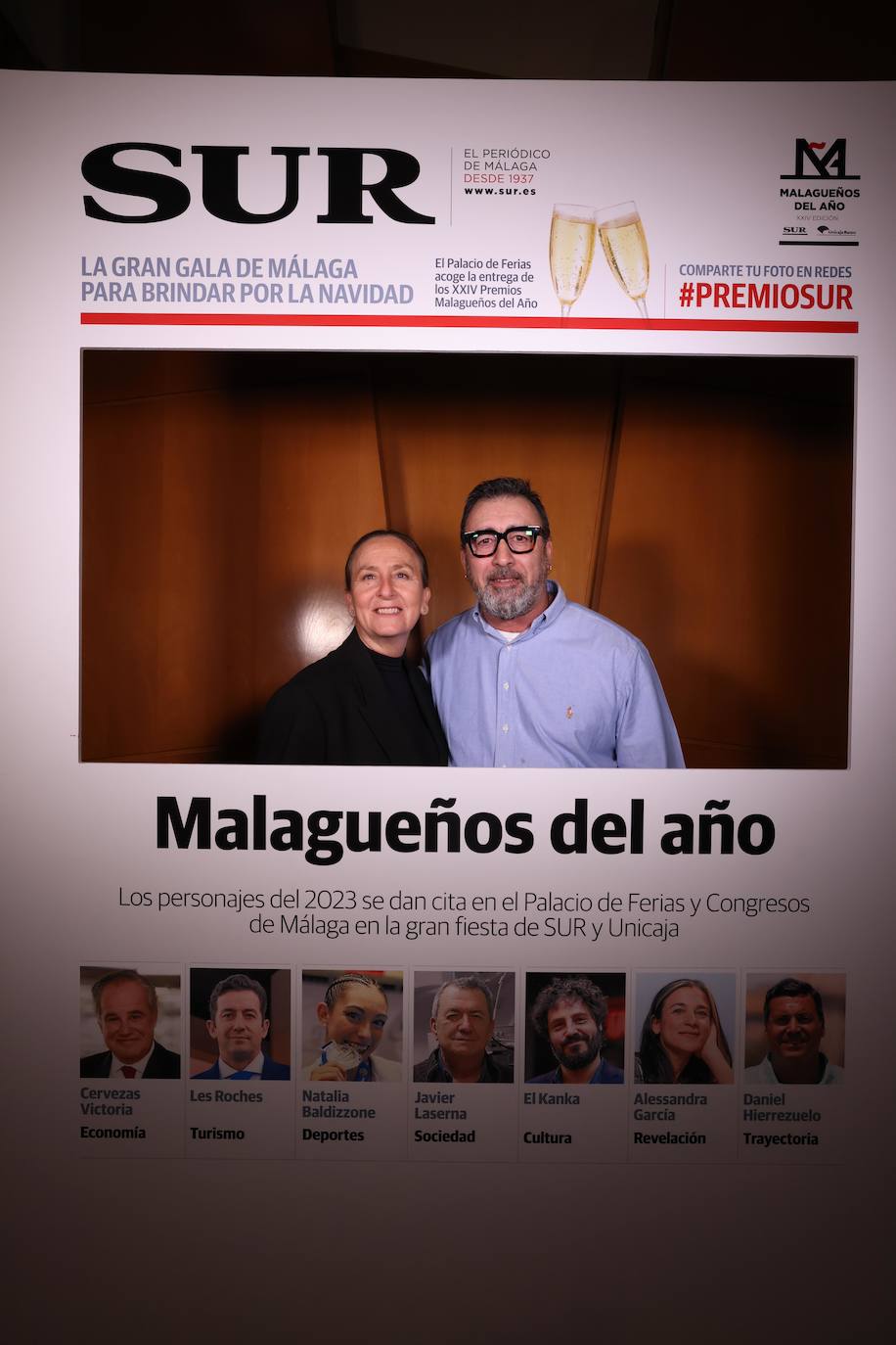 Las portadas de los invitados a los Premios Malagueños del Año 2023