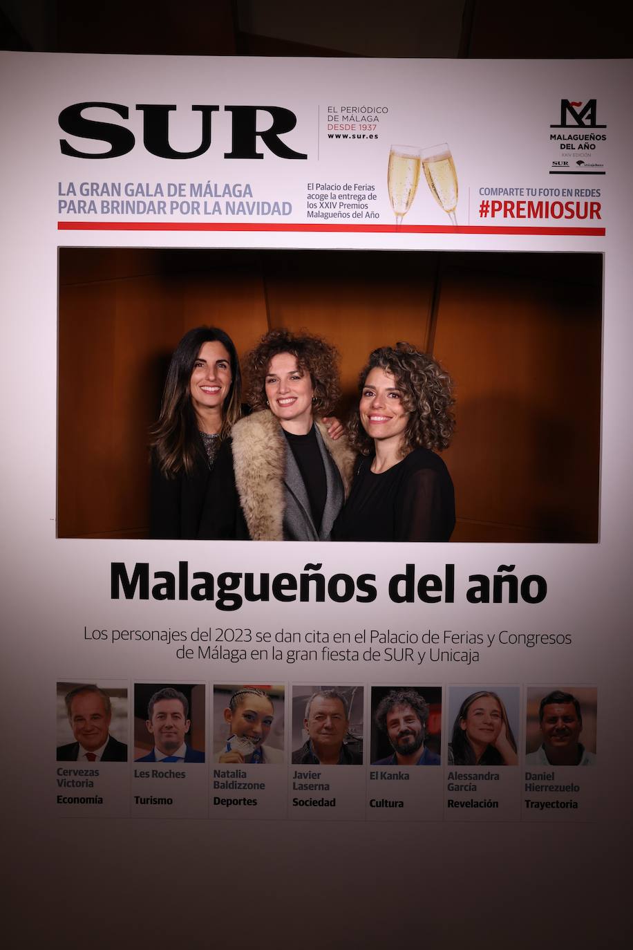 Las portadas de los invitados a los Premios Malagueños del Año 2023