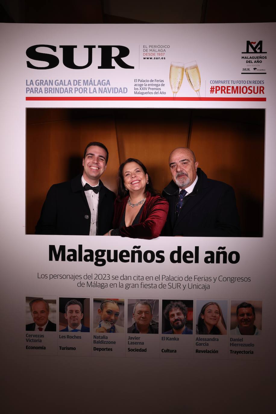 Las portadas de los invitados a los Premios Malagueños del Año 2023