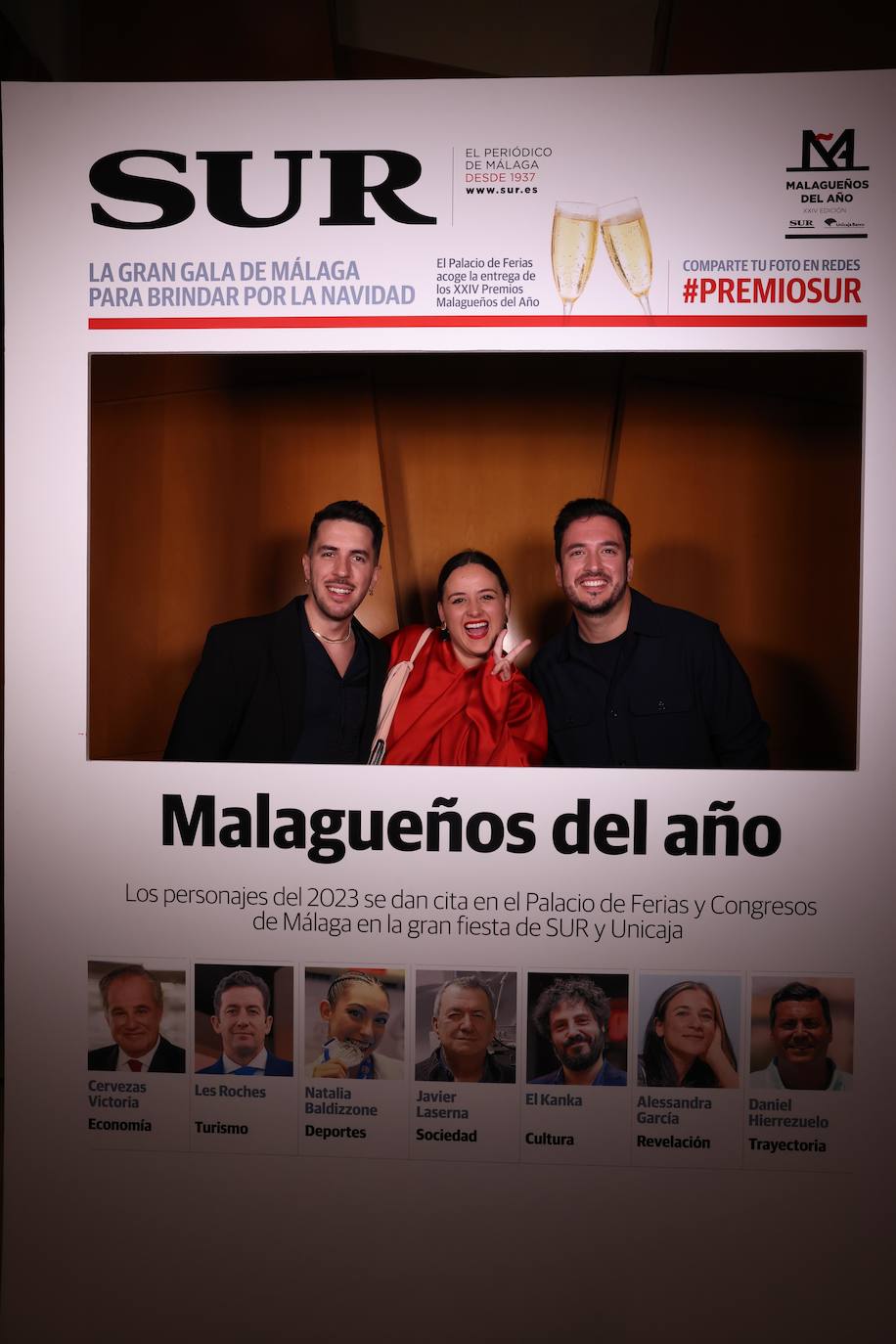 Las portadas de los invitados a los Premios Malagueños del Año 2023