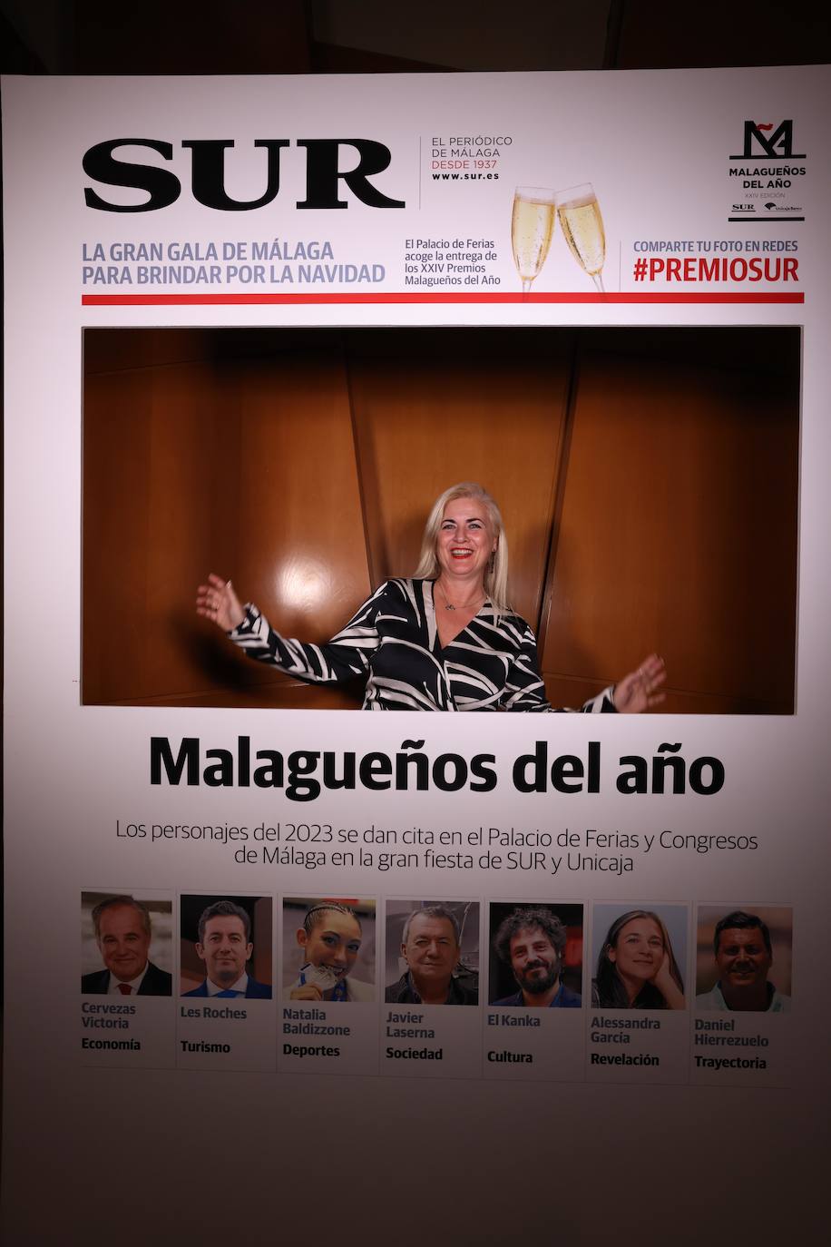 Las portadas de los invitados a los Premios Malagueños del Año 2023