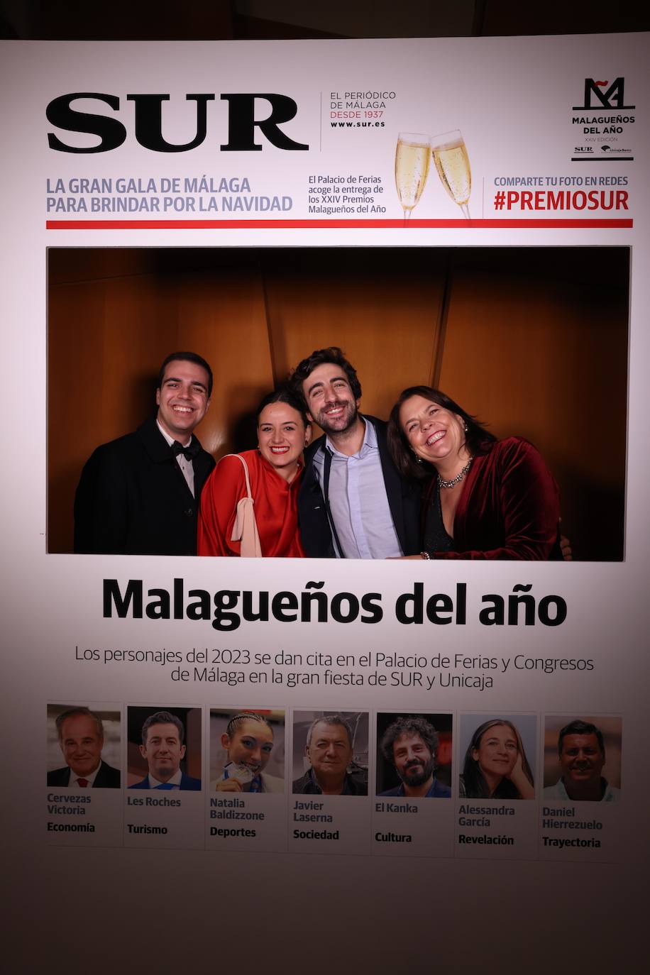 Las portadas de los invitados a los Premios Malagueños del Año 2023