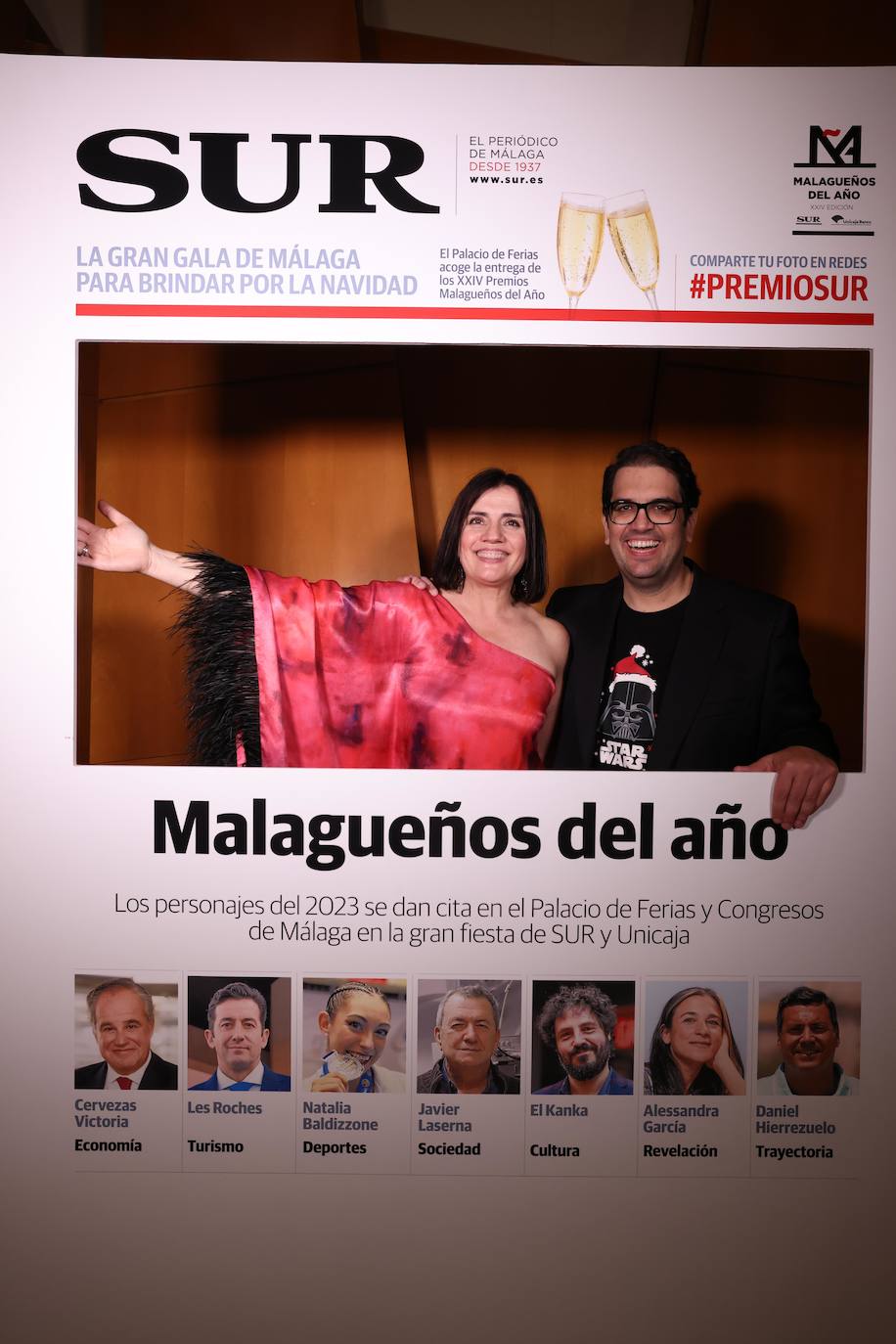 Las portadas de los invitados a los Premios Malagueños del Año 2023