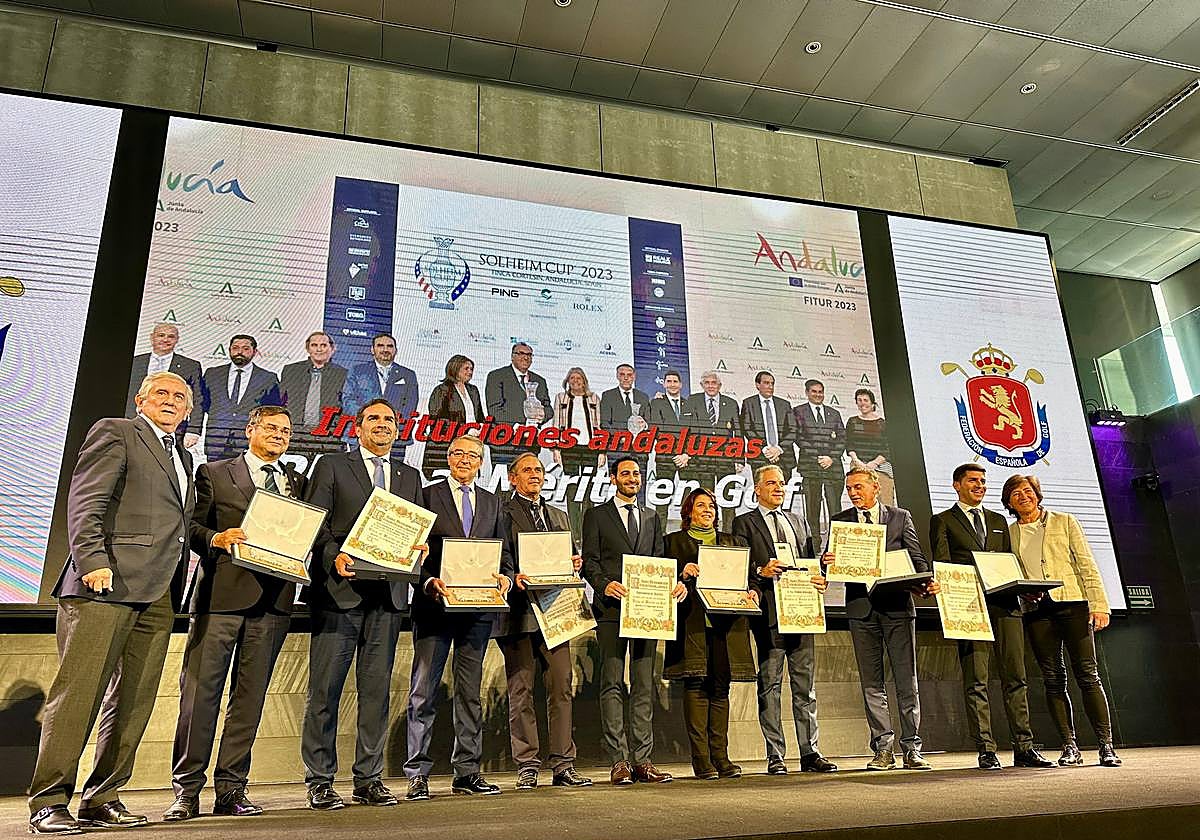 Los premiados en el acto celebrado por la Federación.