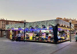 La popular atracción infantil, de la que pueden disfrutar los niños y niñas rinconeras durante las Navidades.