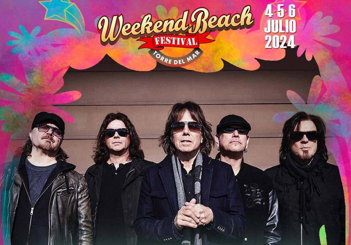 Weekend Beach Festival 2024 ha confirmado la asistencia de una de las bandas europeas más rockeras y míticas de todos los tiempos, Europe.