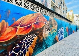 Nuevo mural creado por el artista 'Not Japi'.