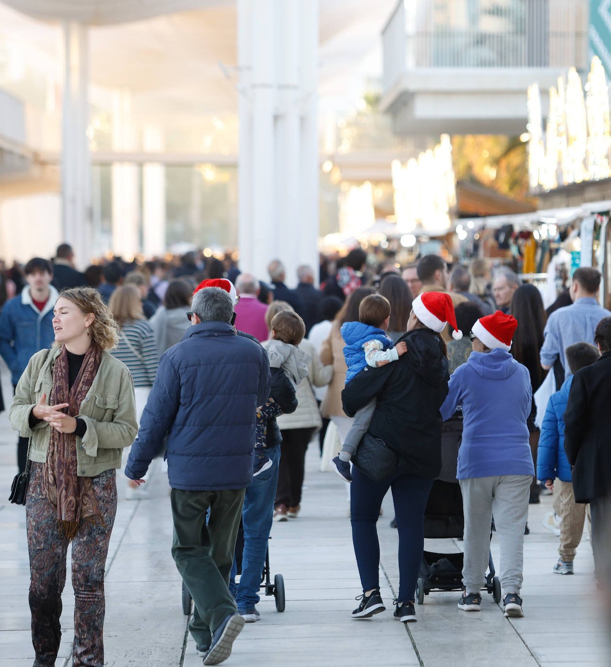 Paseos en familia por el día de Navidad en Málaga