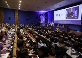 Solemne acto de investidura de los nuevos doctores de la UMA celebrado el pasado mes de enero.