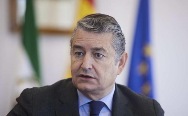 El consejero de Presidencia, Antonio Sanz. 