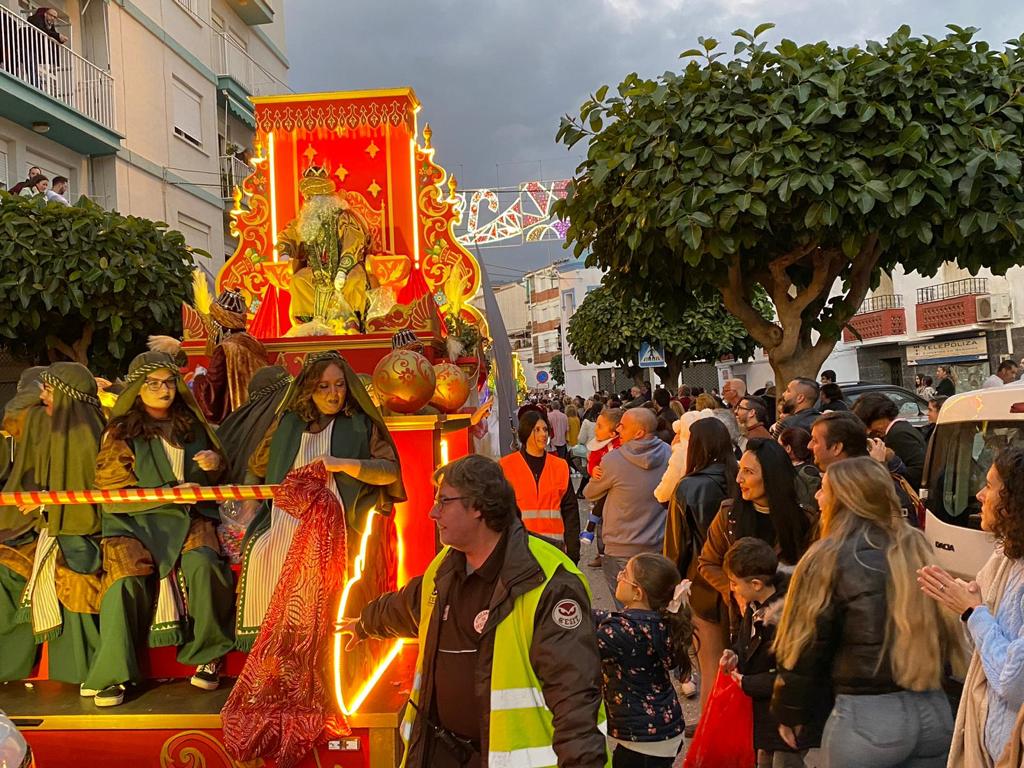 Cabalgata de los Reyes Magos en la Axarquía: Vélez-Málaga, Rincón de la Victoria, Torrox, Torre del Mar, Nerja y Frigiliana