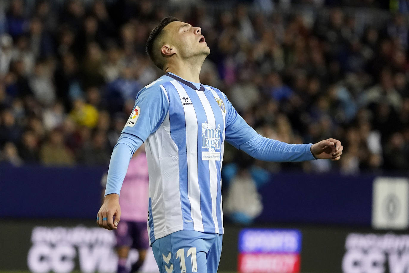 La Rosaleda pasó del 'Manolo, vete ya' a celebrar el empate en menos de un minuto