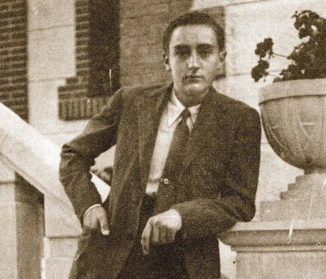 Leopoldo de Luis, en la Residencia de Estudiantes en Madrid.