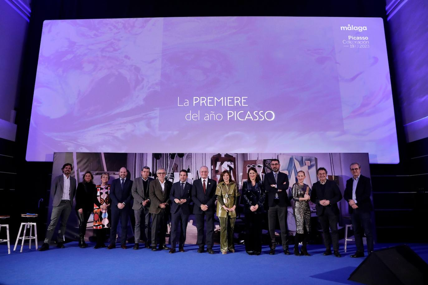 Presentación de las actividades del programa 'Première del Año Picasso'. 