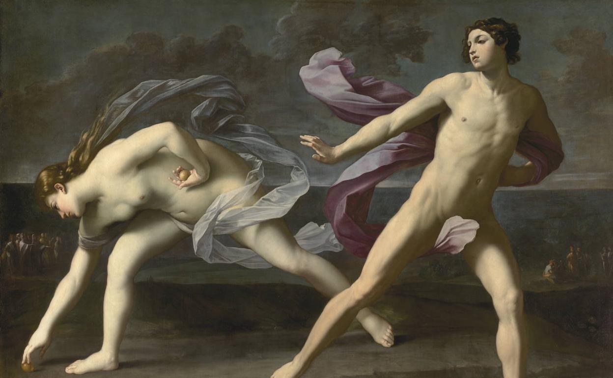 'Hipomenes y Atlanta', de Guido Reni, artista obsesionado por la antigüedad clásica. 