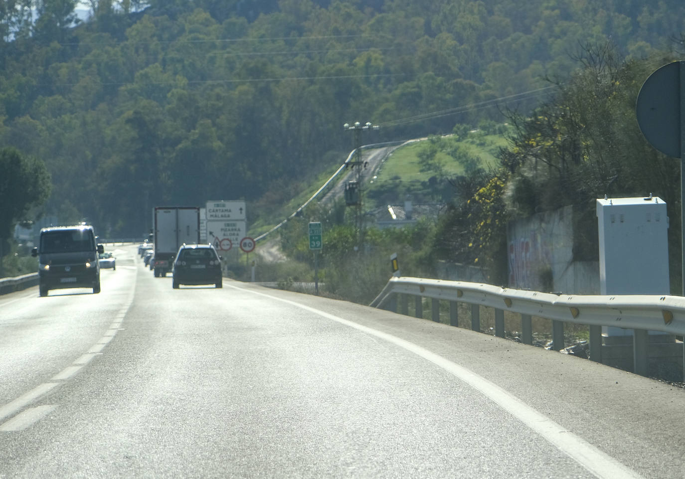 La A-357 es la carretera con la mayor siniestralidad de Málaga. 