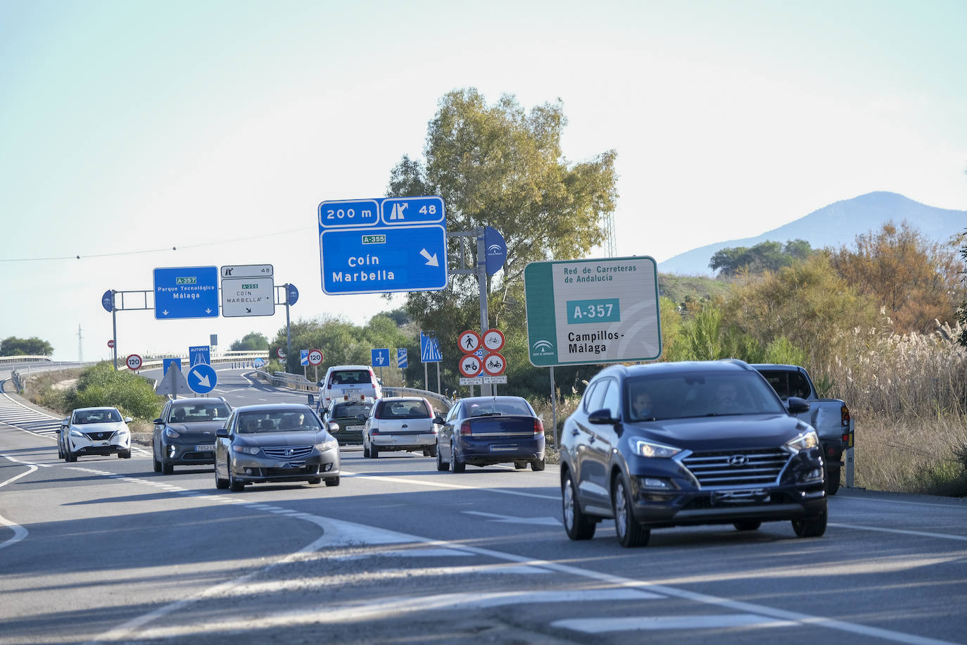 La A-357 es la carretera con la mayor siniestralidad de Málaga. 