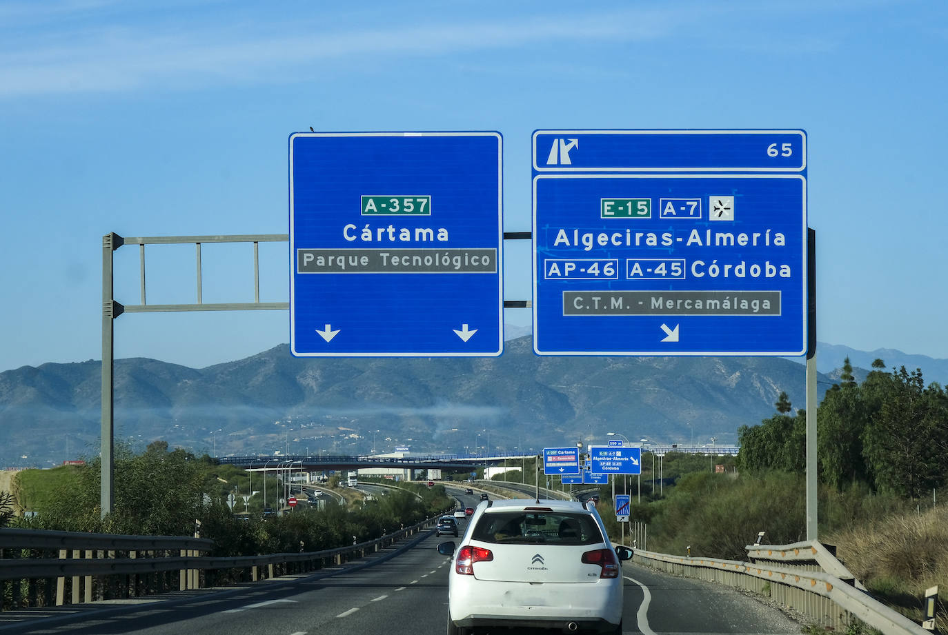 La A-357 es la carretera con la mayor siniestralidad de Málaga. 