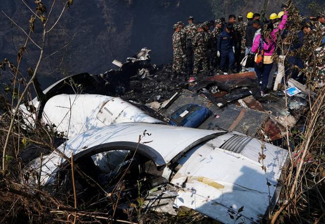 Fotos: Imágenes de la catástrofe aérea de Nepal