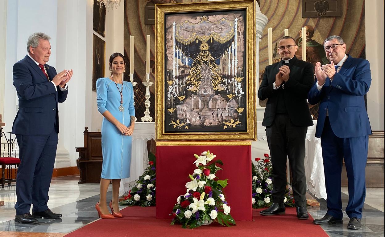 Acto de presentación del cartel anunciador de la Semana Santa de Vélez-Málaga. 