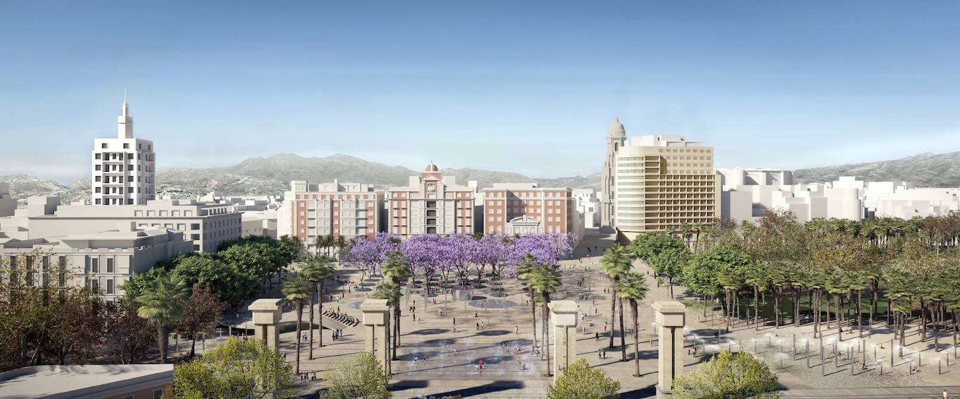 Exposición de las propuestas finalistas del concurso Internacional de ideas para la reurbanización de la zona del Plan Málaga Litoral. Hasta el 31 de enero de 2023 en el edificio del rectorado de la Universidad de Málaga.