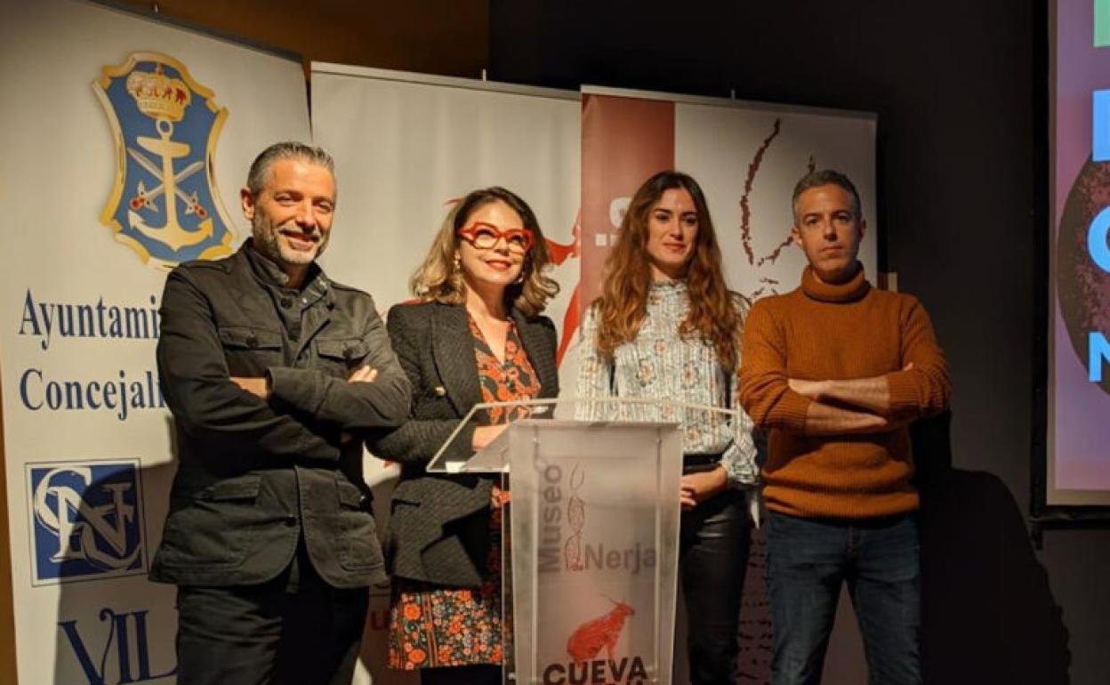 Acto de presentación de la programación musical en el Museo de Nerja. 