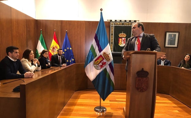 Acto institucional en el Ayuntamiento.