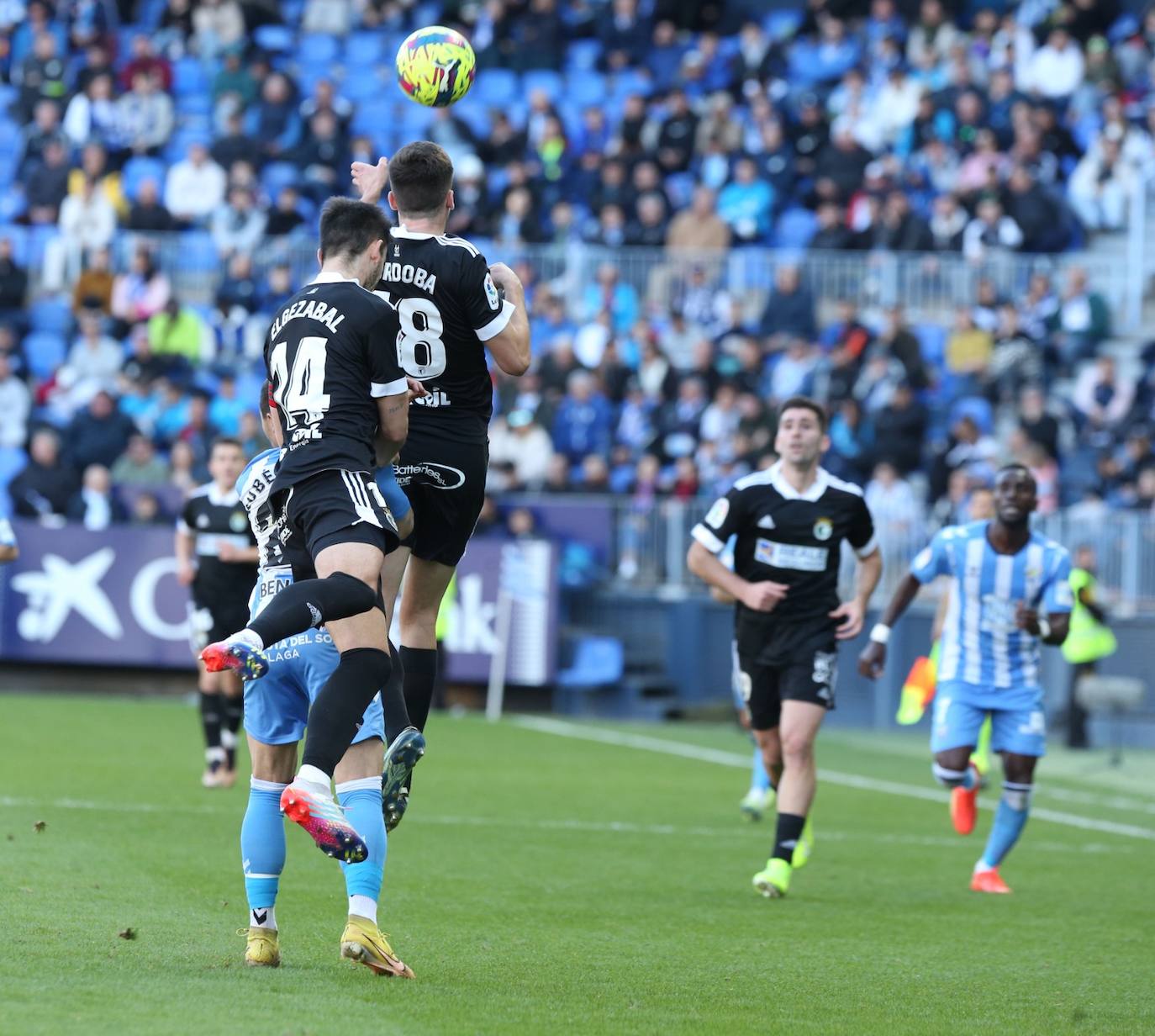 Las mejores imágenes del Málaga- Burgos