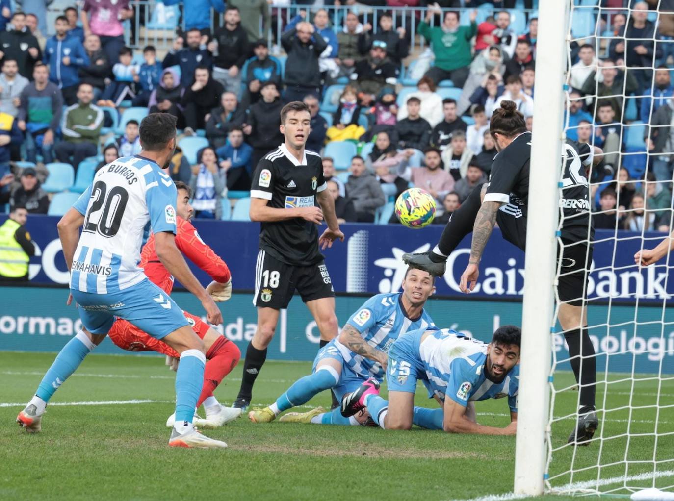 Las mejores imágenes del Málaga- Burgos